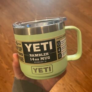 YETI Rambler 14oz Mug in Mint Green